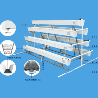草莓种植槽厂 高架草莓立体无土栽培 PVC材质 现代化农业